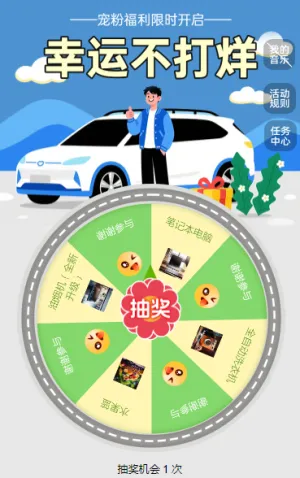 宠粉福利限时开启 抽奖